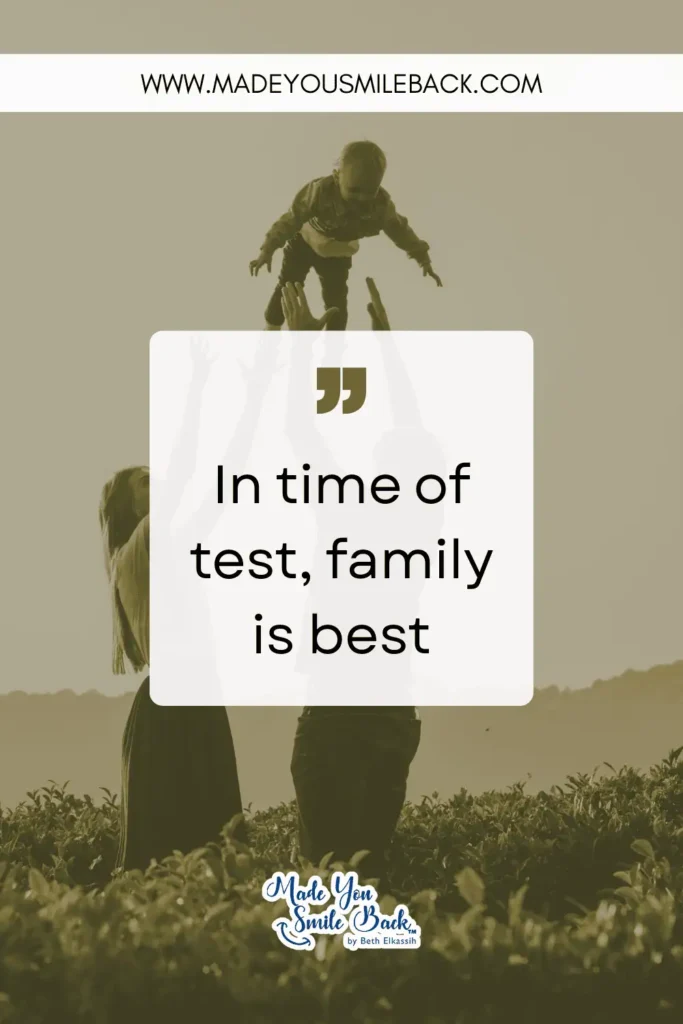 25 Heartwarming Short Family Quotes &Raquo; In Time Of Test Family Is Best 683X1024 1