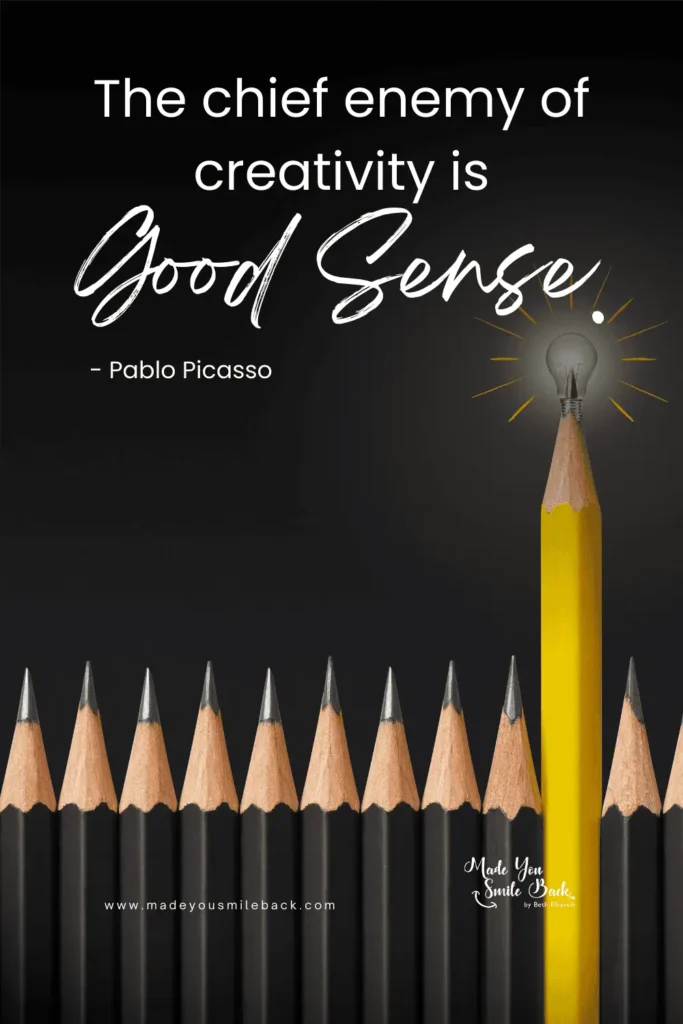 Unlock Your Inner Artist: 25 Powerful Creativity Quotes To Transform Your Life &Raquo; The Chief Enemy Of Creativity Is Good Sense Pablo Picasso 683X1024 1