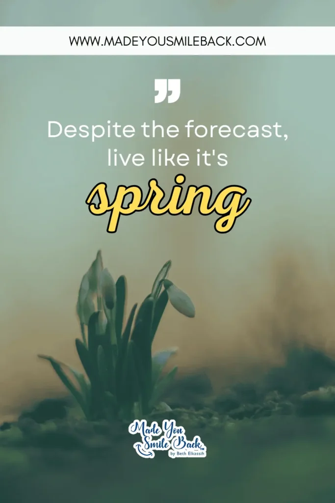 50 Spring Quotes That Will Brighten Your Day And Lift Your Spirits 15 50 Spring Quotes That Will Brighten Your Day And Lift Your Spirits &Raquo; Despite The Forecast Live Like Its Spring 683X1024 1