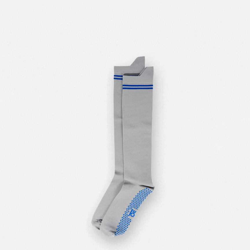 Joe & Bella Big-Grip No-Slip Compression Socks: 3-Pack #Grey