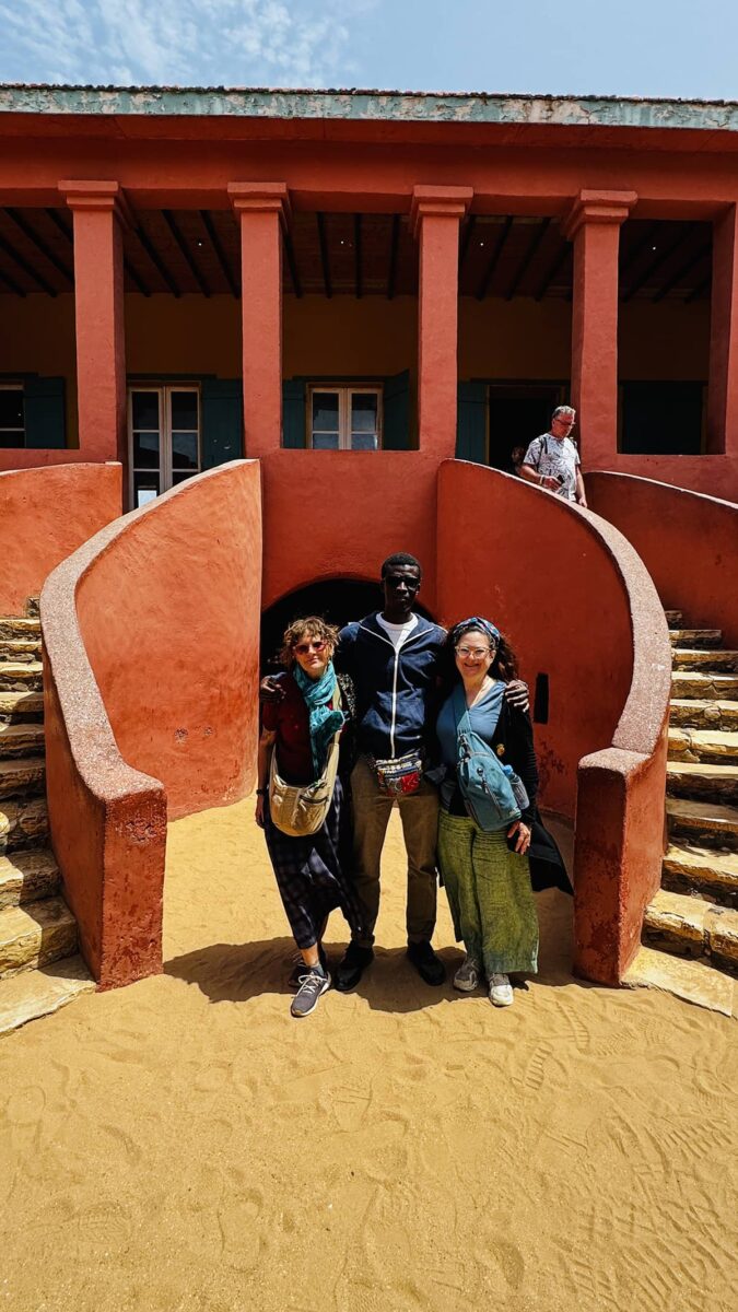 At The Back Of The House Of Slaves On Goree Island